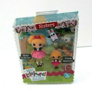 Lalaloopsy Mini Sisters Misty Mysterious and Tricky Mysterious Dolls